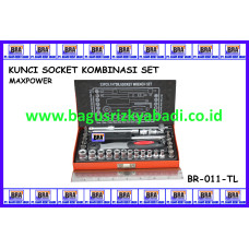 KUNCI SOCKET KOMBINASI SET MAXPOWER